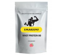 Протеин Smakolno Whey Pro 80 Клубника 0.9кг