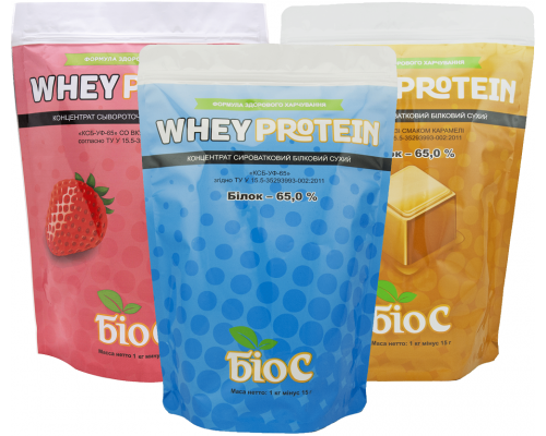 Протеїн БіоС WHEY Pro 65 1кг