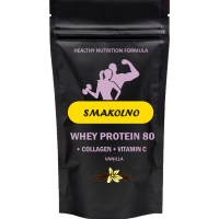 Протеин Smakolno Whey Pro 80 +Коллаген +Витамин С Ваниль 0.9кг